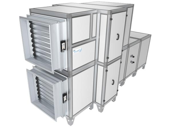 Приточно-вытяжная установка с водяным охладителем Breezart 12000 Aqua RR W (без стоимости с/у)
