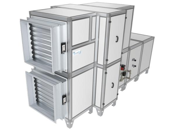 Приточно-вытяжная установка с водяным охладителем Breezart 8000 Aqua RR W