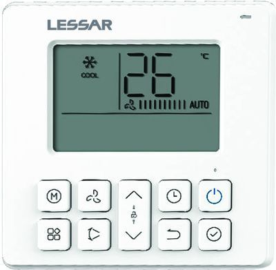 Кассетная компактная сплит-система Lessar ECO ENERGY R32 LS-HE12BCWE2/LU-HE12UWE2/LZ-B4CUB