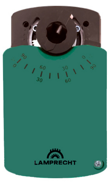 Электропривод без возвратной пружины LAMPRECHT LB24-08NS-U-2SW