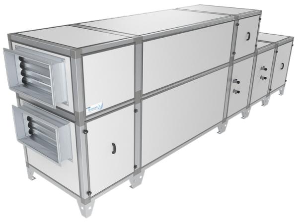 Приточно-вытяжная установка с водяным охладителем Breezart 10000 Aqua RP W PB (без стоим. с/у)