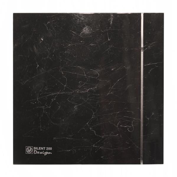 Вентилятор вытяжной Soler&Palau Silent-200 CZ Marble Black Design 4C
