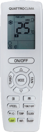 Настенный кондиционер Quattroclima LANTERNA QV-LA12WAE / QN-LA12WAE