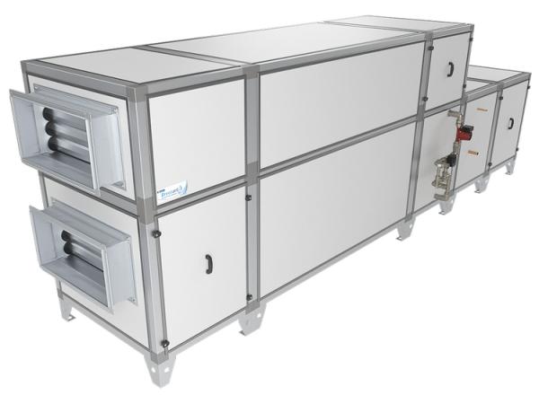 Приточно-вытяжная установка с фреоновым охладителем Breezart 8000 Aqua RP F PB