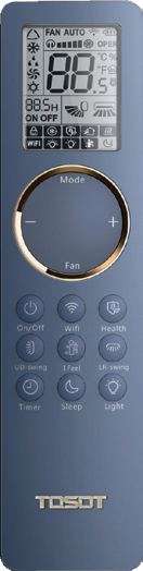 Настенный кондиционер Tosot Clivia Deluxe T09H-SCD/I / T09H-SCD/O