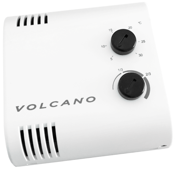 Потенциометр c термостатом VTS VR EC (0-10V)