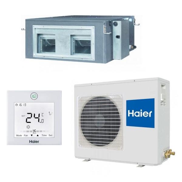 Канальная высоконапорная сплит-система Haier ECO AD140S1LM1FA / 1U140S1LN1FB