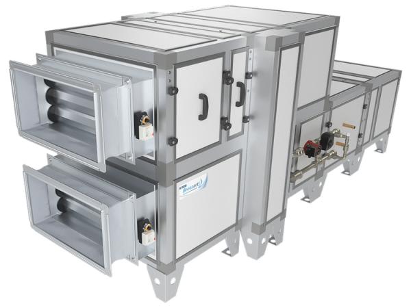 Приточно-вытяжная установка с фреоновым охладителем Breezart 3700 Aqua RR F