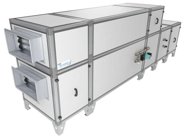 Приточно-вытяжная установка с водяным охладителем Breezart 4500 Aqua RP W PB