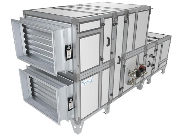Приточно-вытяжная установка с водяным охладителем Breezart 4500 Aqua RR W