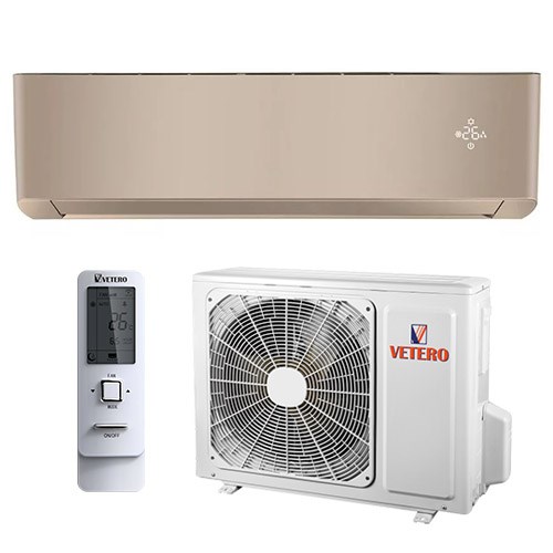 Настенный кондиционер с тепловым насосом VETERO Siberia V-S24SHPAC2S-GD