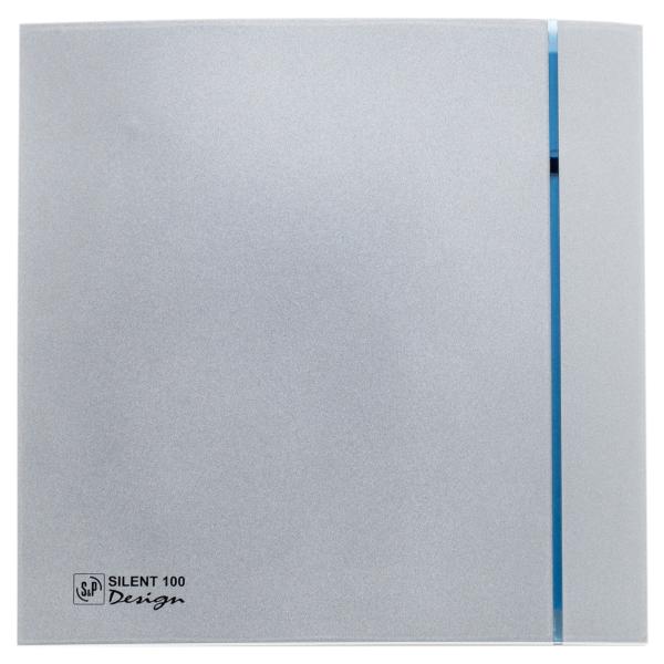 Вентилятор вытяжной Soler&Palau Silent-100 CZ Silver Design