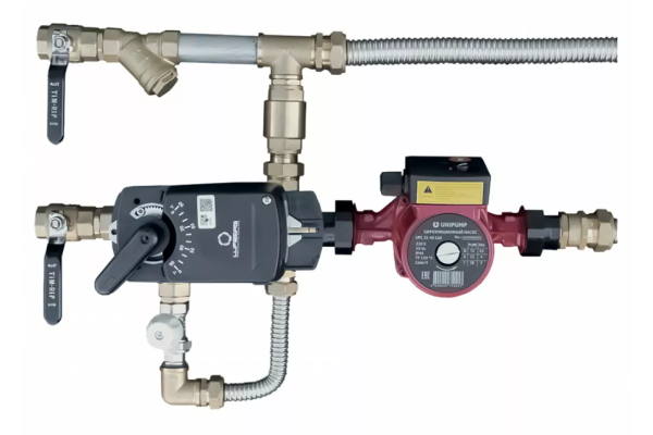 Смесительный узел Sonniger SUS20-4.0 TS (исполнение 1), 3/4", kvs 4,0 м3/час, насос 45Вт, 230В