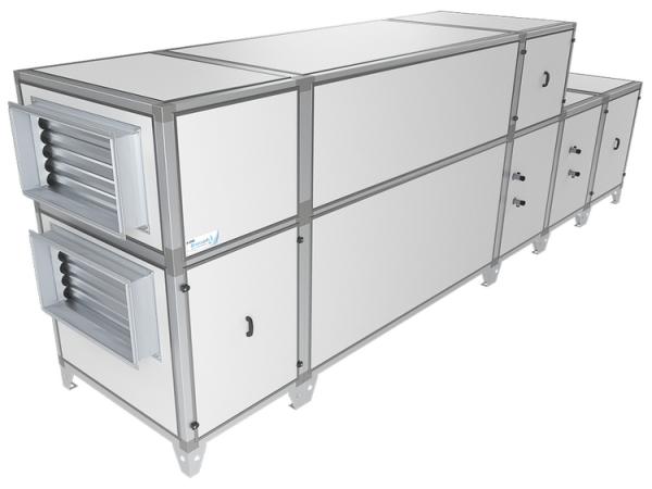 Приточно-вытяжная установка с водяным охладителем Breezart 16000 Aqua RP W PB (без стоим. с/у)