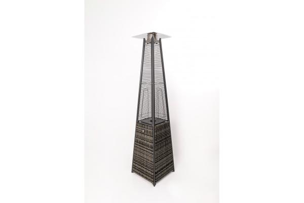 Уличный газовый обогреватель Stalleh Pyramid X4 Rattan Grey