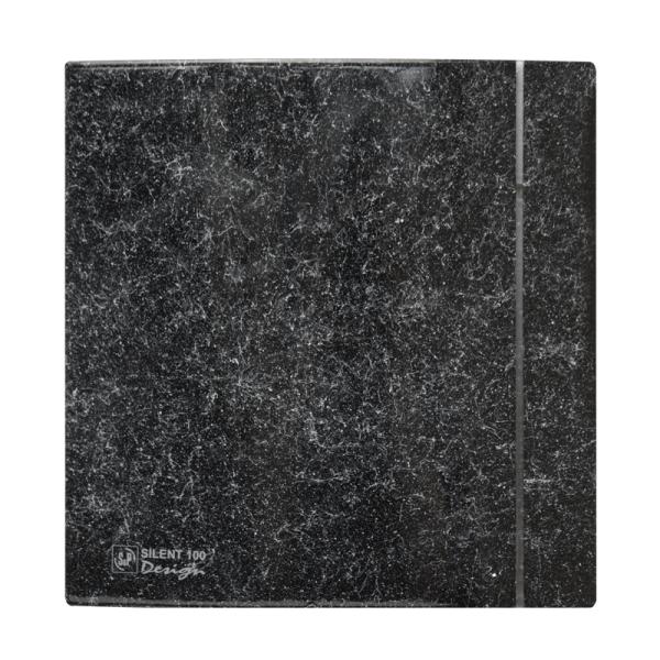 Вентилятор вытяжной Soler&Palau Silent-100 CRZ Marble Black Design-4C (с таймером)