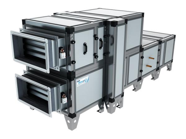 Приточно-вытяжная установка с фреоновым охладителем Breezart 3700 Lux RR F ET30-380