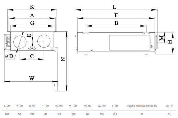 Приточно-вытяжная установка Shuft UniMAX-P 800 CE-A