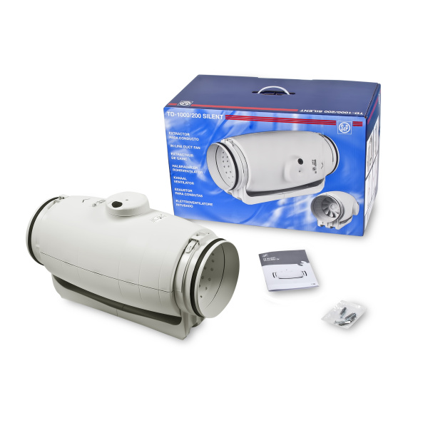 Вытяжной канальный вентилятор Soler&Palau TD1000/200 SILENT 3V