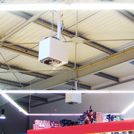 Газовый воздухонагреватель ТЕПЛОМАШ серии TVG КЭВ-75TVG