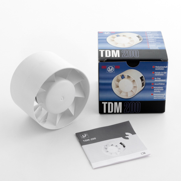 Вытяжной канальный вентилятор Soler&Palau TDM200