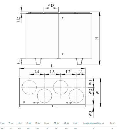 Приточно-вытяжная установка Shuft UniMAX-P 450 VER-А