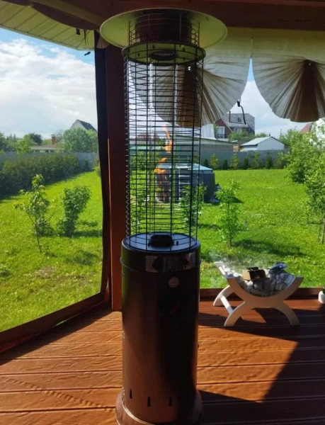 Уличный газовый обогреватель WWT 13D pro Brown mini