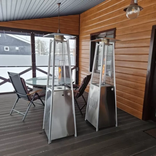 Уличный газовый обогреватель WWT 13I Stainless steel mini