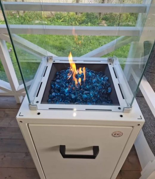 Уличный газовый обогреватель WWT 13K White