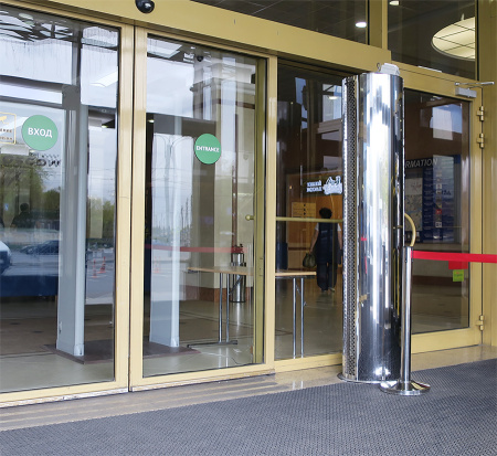 Электрическая тепловая завеса ТЕПЛОМАШ 600 Колонна Бриллиант КЭВ-12П6047E нерж.