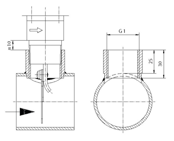 Реле потока воды SHUFT SF-1K