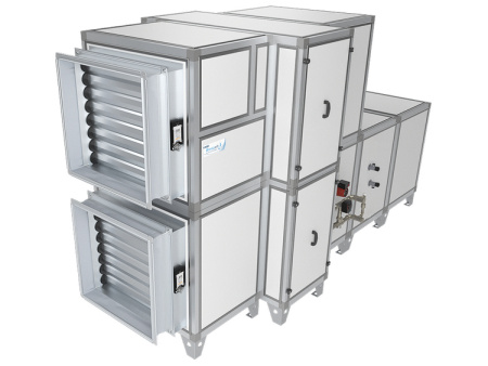 Приточно-вытяжная установка с водяным охладителем Breezart 8000 Aqua RR W