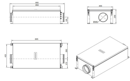 Приточная установка Ventmachine Colibri 650 G1
