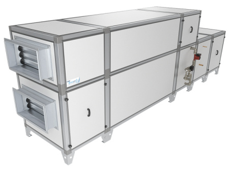 Приточно-вытяжная установка с фреоновым охладителем Breezart 8000 Aqua RP F PB