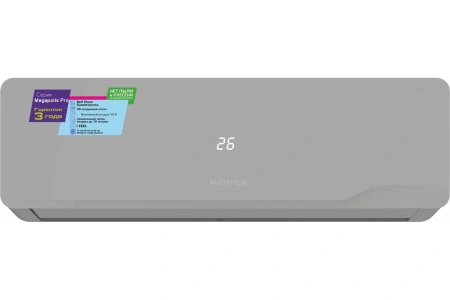 Настенный кондиционер Rovex Megapolis Pro Grey Inverter RS-09CBS5