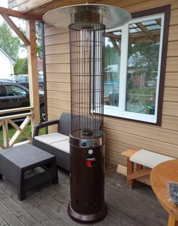 Уличный газовый обогреватель WWT 13D pro Brown