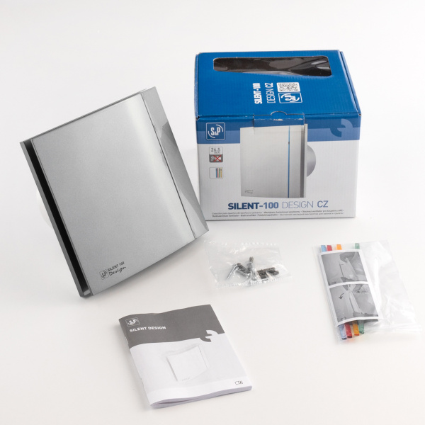 Вентилятор вытяжной Soler&Palau Silent-100 CZ Grey Design 4С