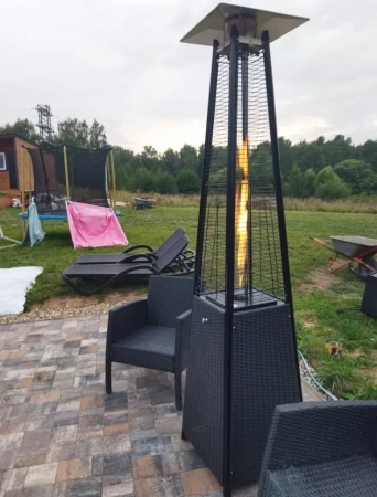 Уличный газовый обогреватель WWT 13I Rotang Black