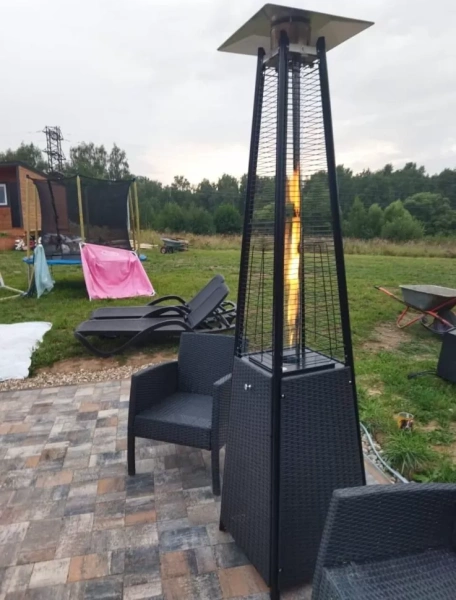 Уличный газовый обогреватель WWT 13I Rotang Black