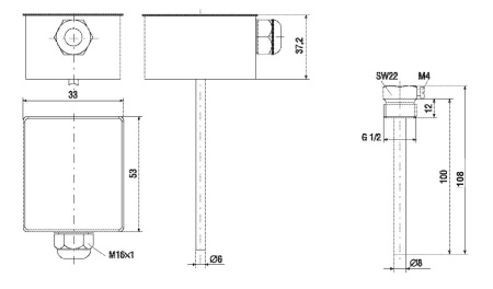 Датчики температуры Shuft ETF01-PT1000