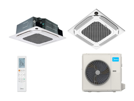 Кассетная сплит-система Midea Full DC inverter 2026 MCD1-48HRFNX(GA)-B / MOA1U-48FQN8G1