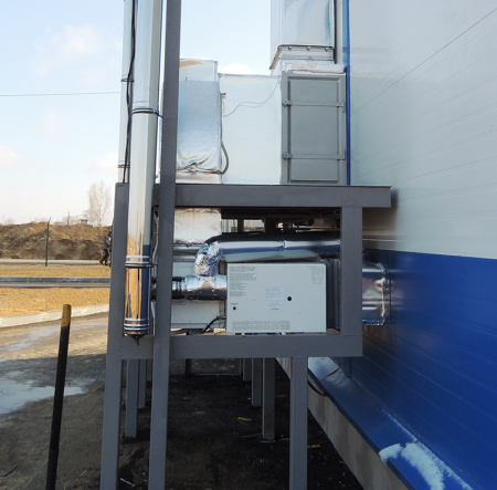 Газовый воздухонагреватель ТЕПЛОМАШ серии TCNG КЭВ-35TCNG