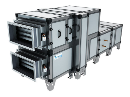 Приточно-вытяжная установка с фреоновым охладителем Breezart 3700 Lux RR F ET15-380