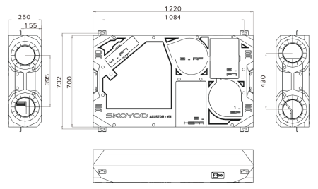 Приточно-вытяжная установка Shuft SKOYOD Allston-VH4.0