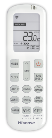 Настенный кондиционер Hisense SILVER CRYSTAL SUPER DC Inverter AS-13UW4RVETG01(S)