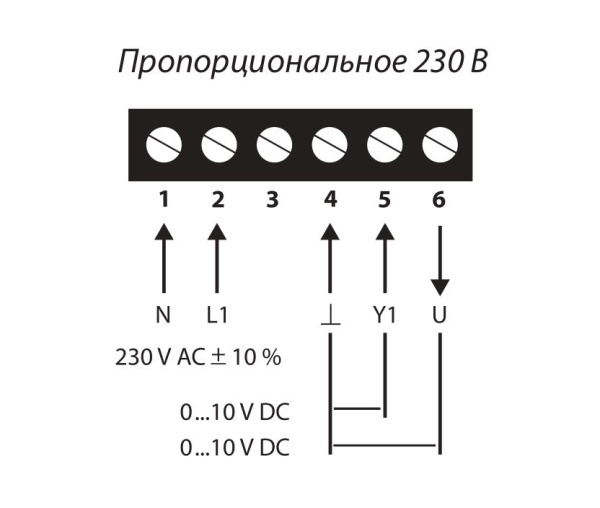 Электропривод без возвратной пружины Lufberg DA04N220PIS