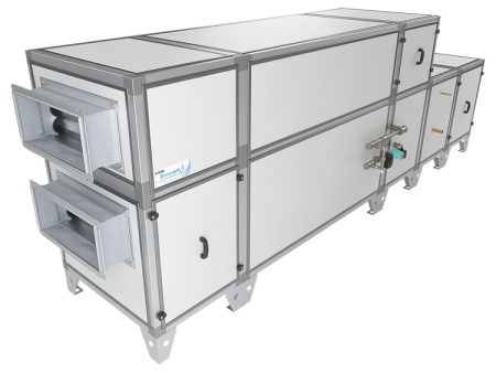 Приточно-вытяжная установка с фреоновым охладителем Breezart 4500 Aqua RP F PB