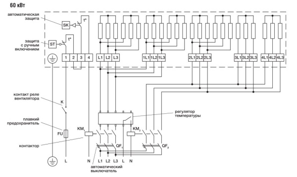 Электрический нагреватель Zilon ZES 800х500-60