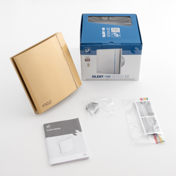 Вентилятор вытяжной Soler&Palau Silent-100 CZ Gold Design 4C