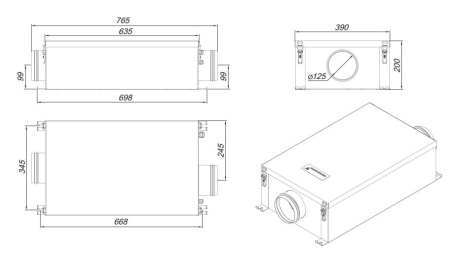 Приточная установка Ventmachine Orange 350 Z1